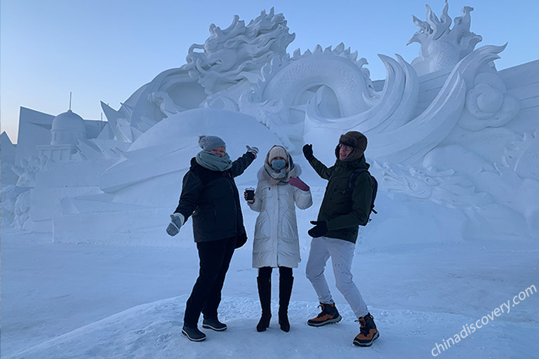 Jenn's group from Canada - Sun Island, Harbin