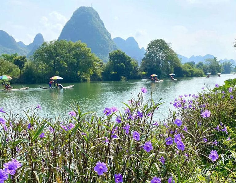 Claire from UK - Yulong River, Yangshuo
