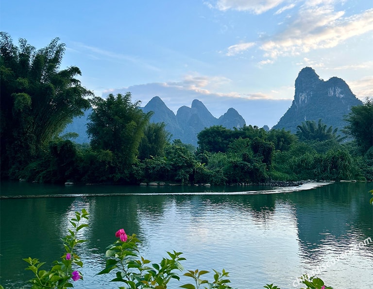 Claire from UK - Yulong River, Yangshuo
