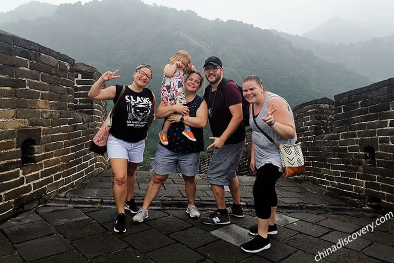 Tiffany from US visited Mutianyu Great Wall in July 2021. 