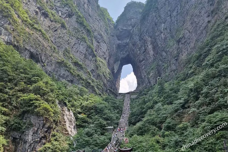 Tianmen Mountain Photographed by Our Guest Manolis in September 2023