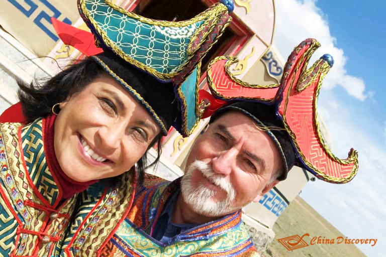 Our Customers Enjoying Their Trip to Inner Mongolia Grassland in April, 2021 Travel Inner Mongolia with China Discovery