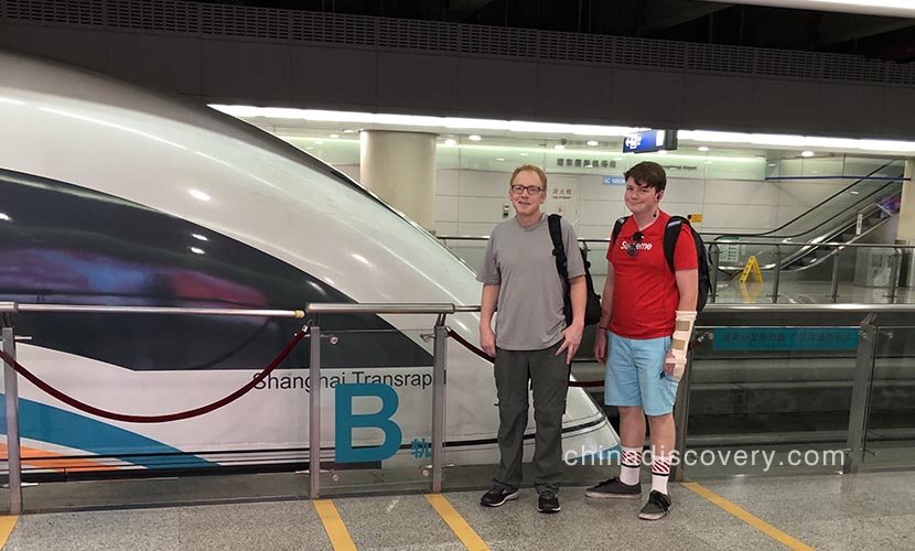 Shanghai Maglev Train in May 2018 (spring)