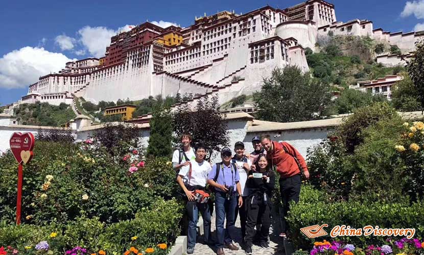 Lhasa The Potala Palace in August 2018 (Summer)