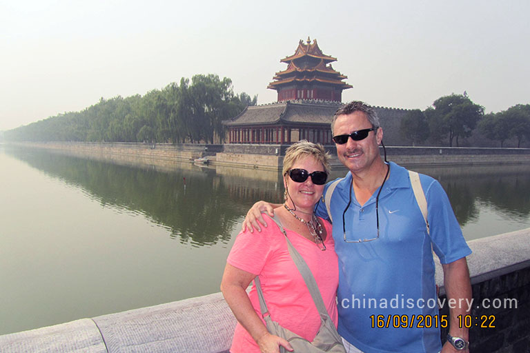 Marina visited Beijing Forbidden City in September 2015, tour customized by Jack of China Discovery