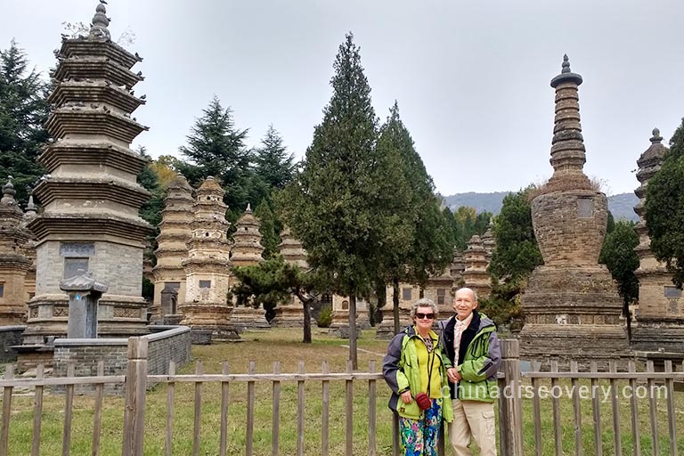 Roger’s group from Britain visited Shaolin Temple in October 2018, tour customized by Lily 