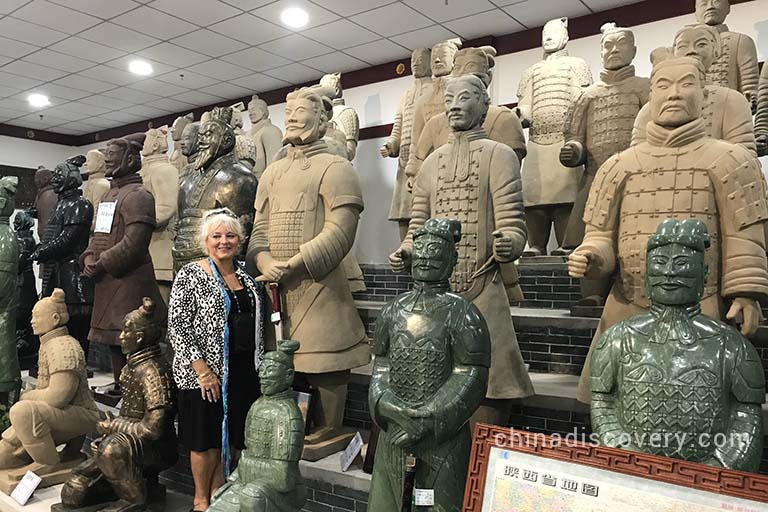 Donna’s group from USA visited Xian Terra-cotta Warriors in May 2018, tour customized by Johnson