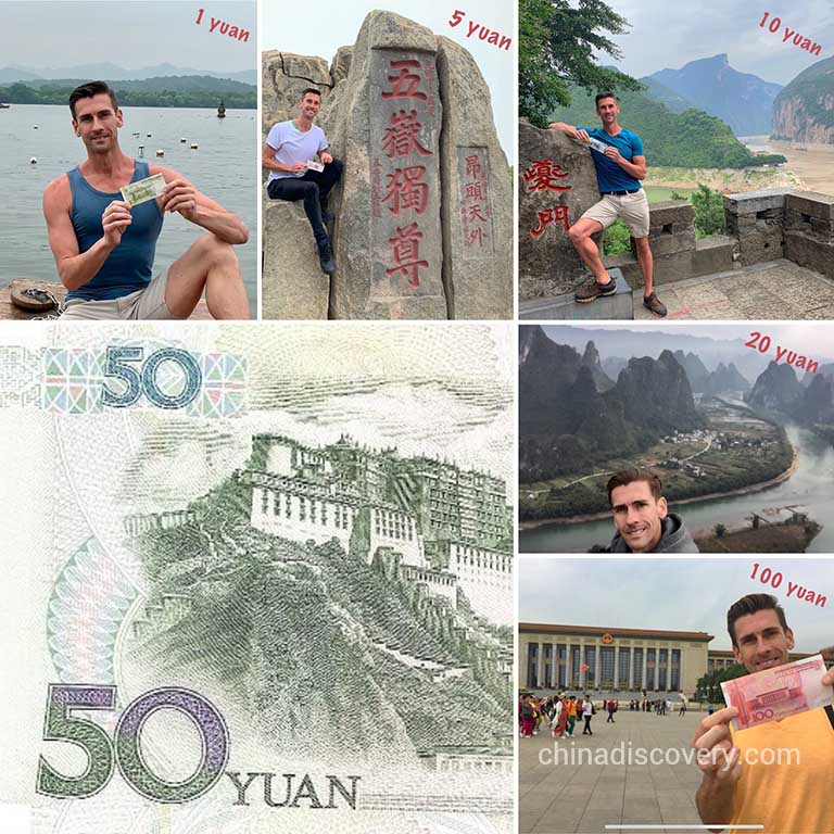 China's Banknote Scenes tour of Tim from Australia