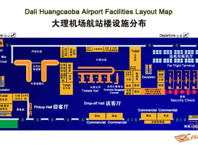 Dali Airport Map