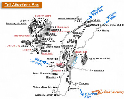 Dali Attraction Map