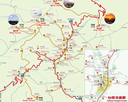 Mount Wutai Tourist Map