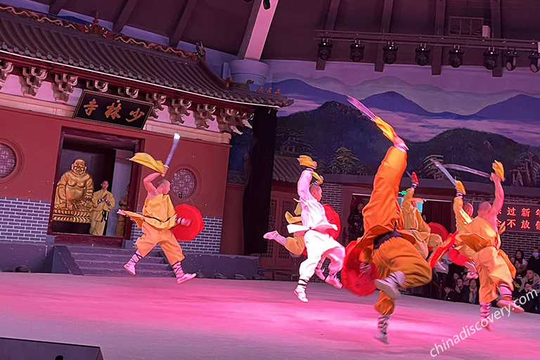 Shaolin Kung Fu Show in Shaolin Temple