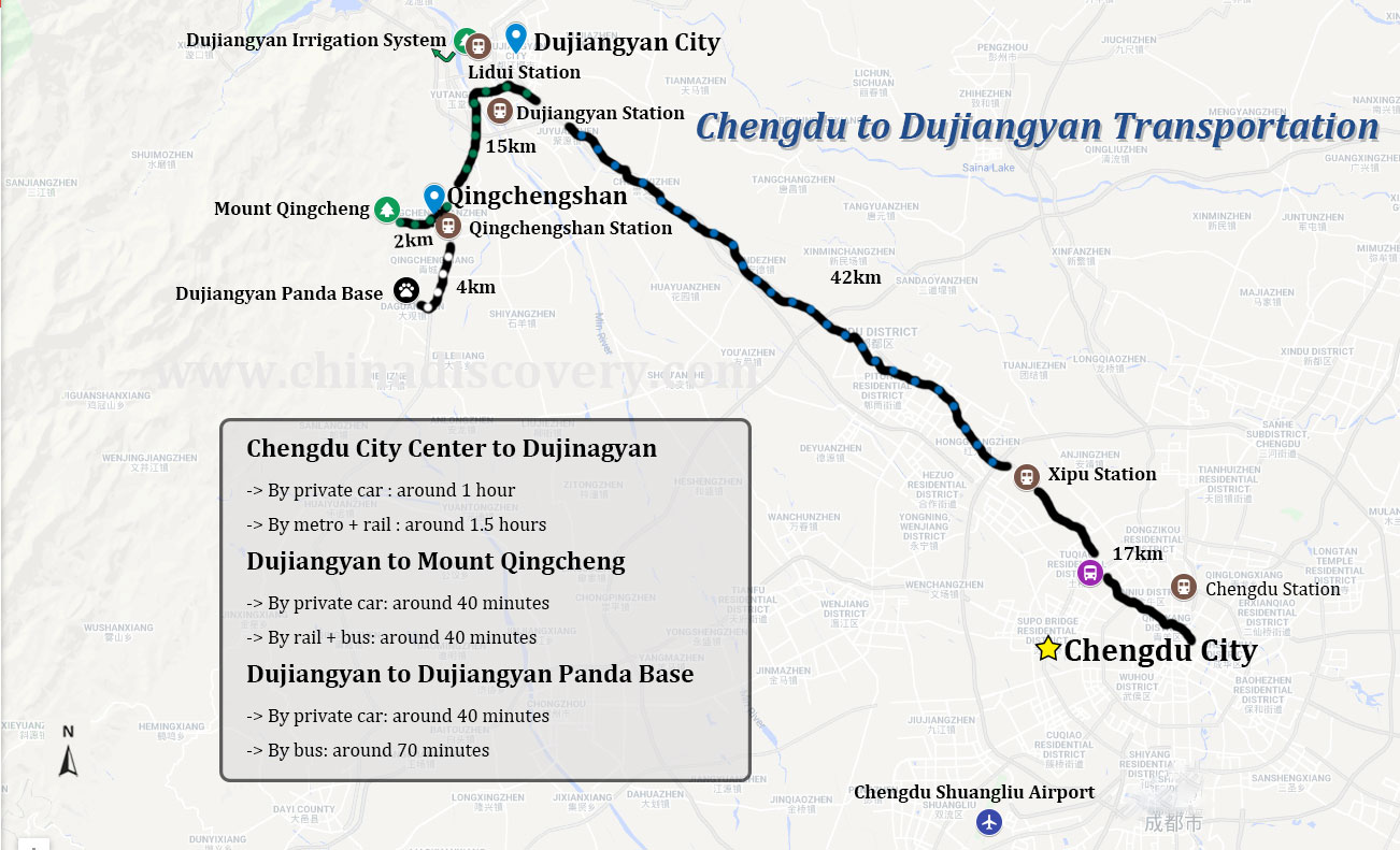 How to get to Dujiangyan