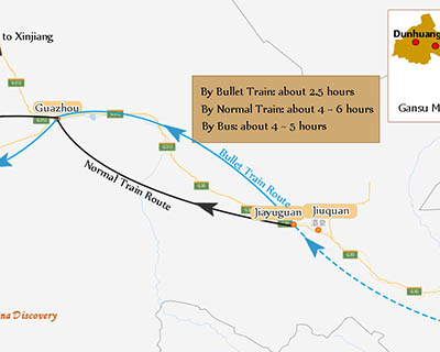 Dunhuang Transportation Map