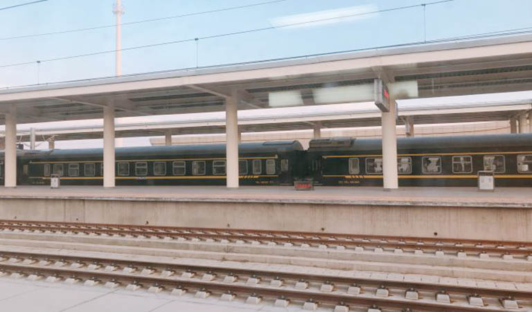 Turpan Railway Station Dunhuang to Turpan
