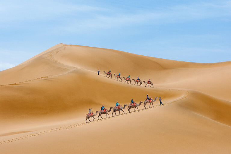 Dunhuang Mingshashan Camel Ride