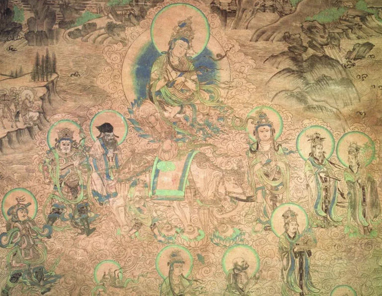 Yulin Grottoes Exquisite Mural Painting