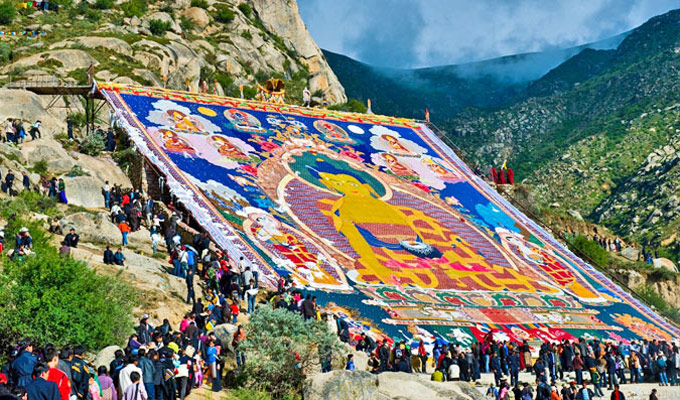 Tibetan Shoton Festival