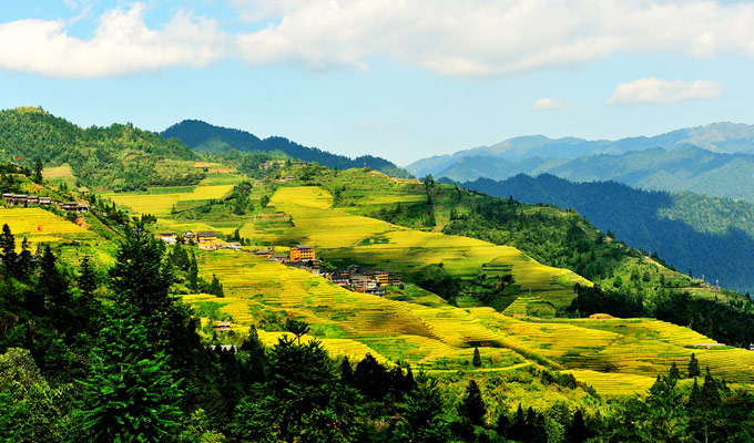 Longji Old Zhuang Village