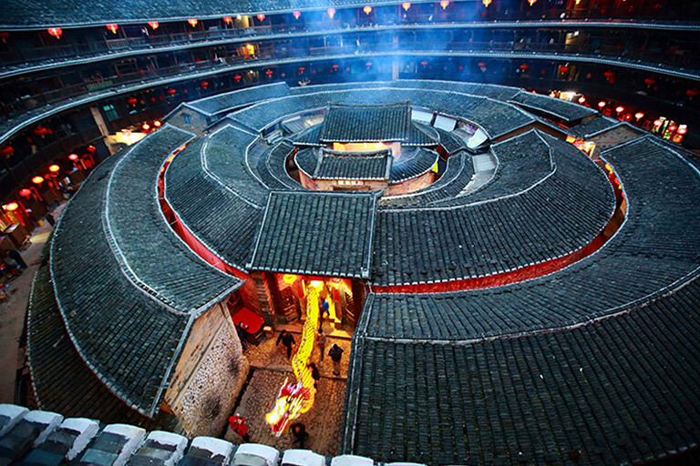 Chengqi Building of Yongding Tulou