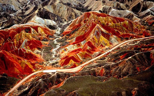 Zhangye Danxia Landform Views After Rain