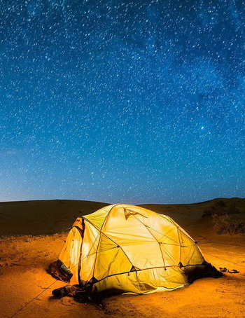 Desert Camping in Dunhuang