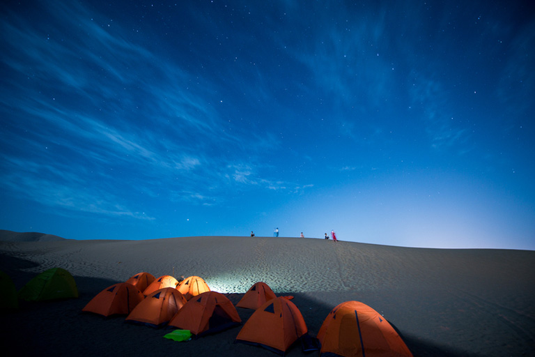 Desert Camping in Dunhuang