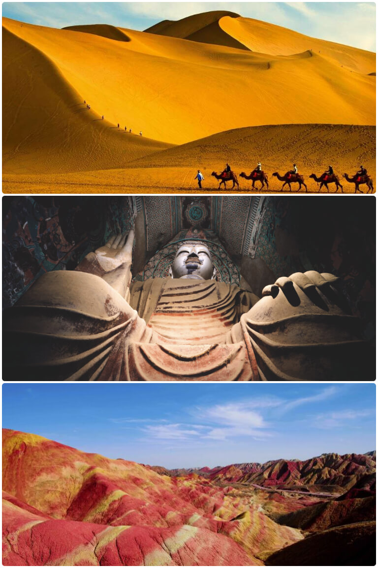 Gansu Attractions Dunhuang Train Station