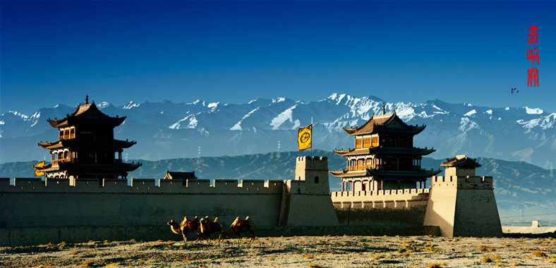 Image result for Jiayuguan Fort AERIAL VIEWS