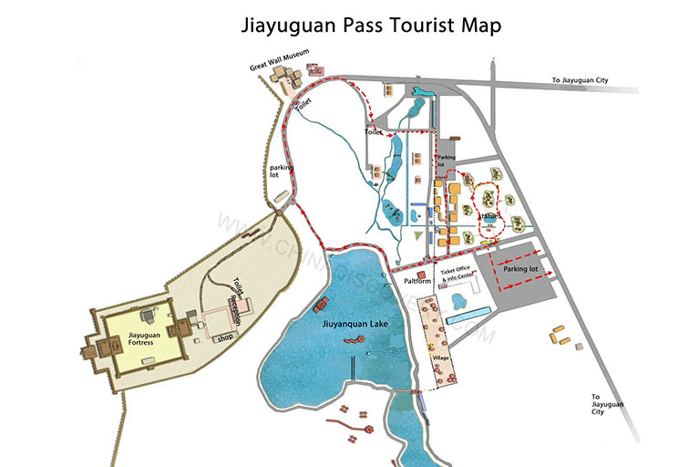 Jiayuguan Map