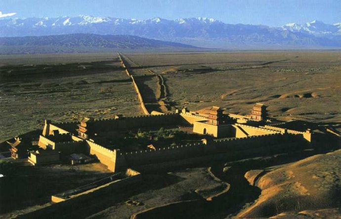 Image result for Jiayuguan Fort AERIAL VIEWS