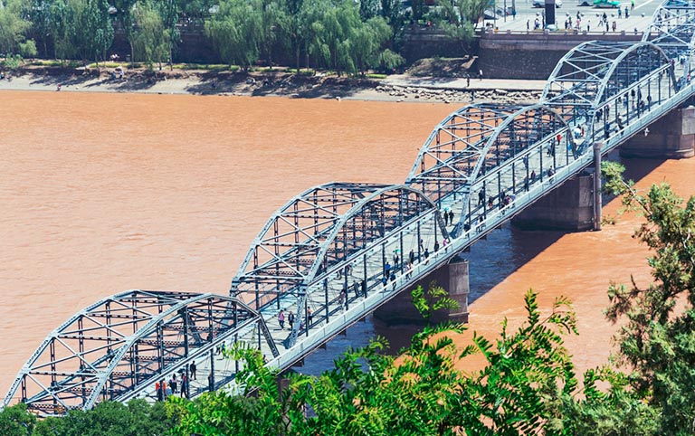 The Iron Bridge of Yellow River