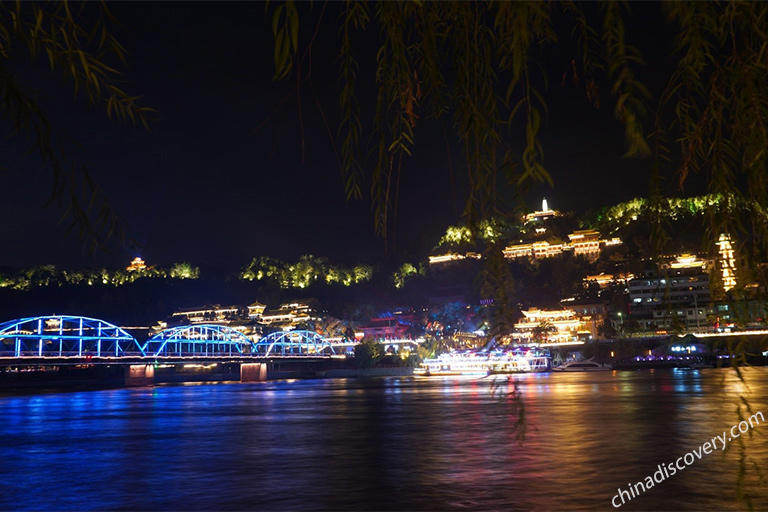 Lanzhou Iron Bridge of Yellow River