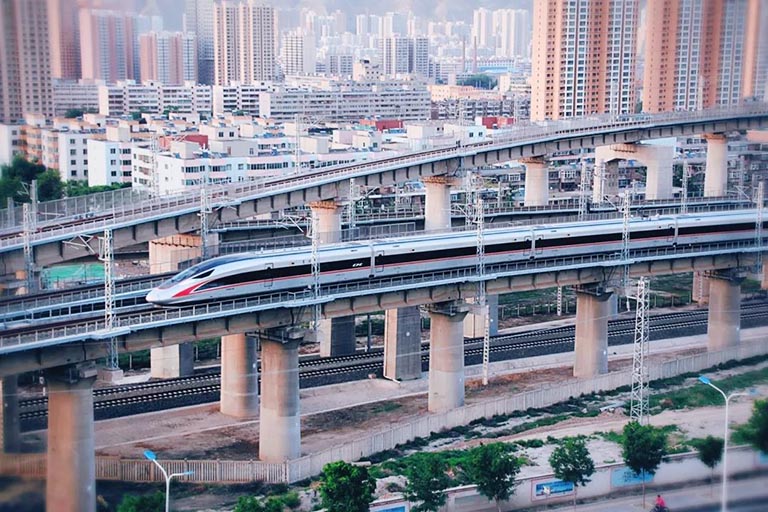 Xian to Lanzhou Bullet Train