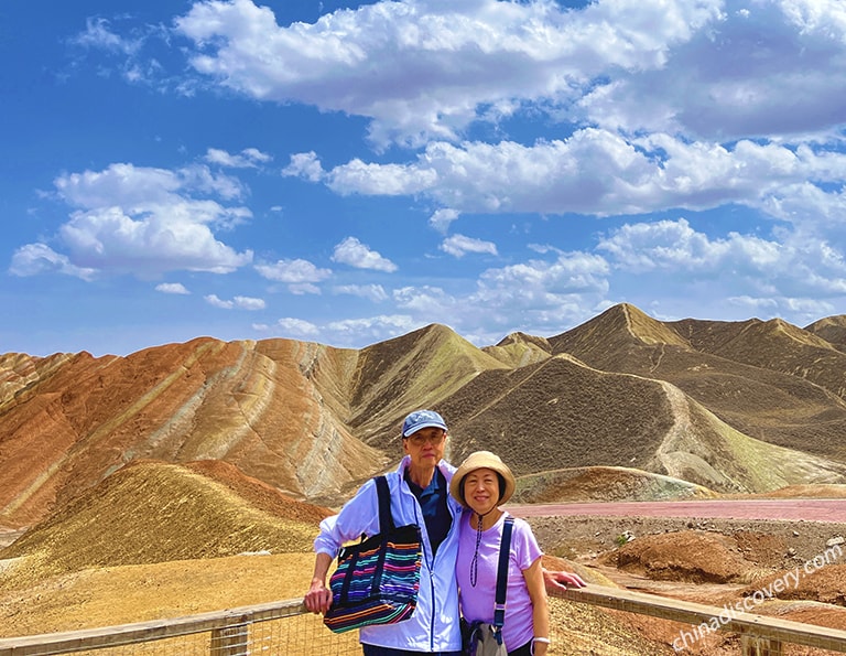 Zhangye Danxia Geopark in May - Marry from USA