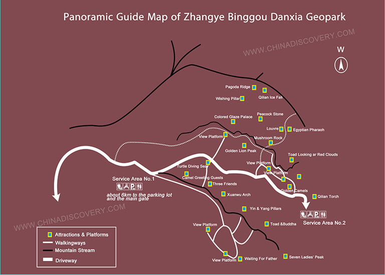 Zhangye Map