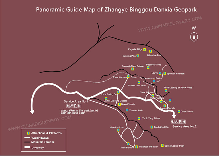 Zhangye Map