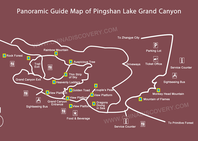 Zhangye Map