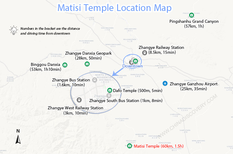 Luodai Ancient Town Location Map