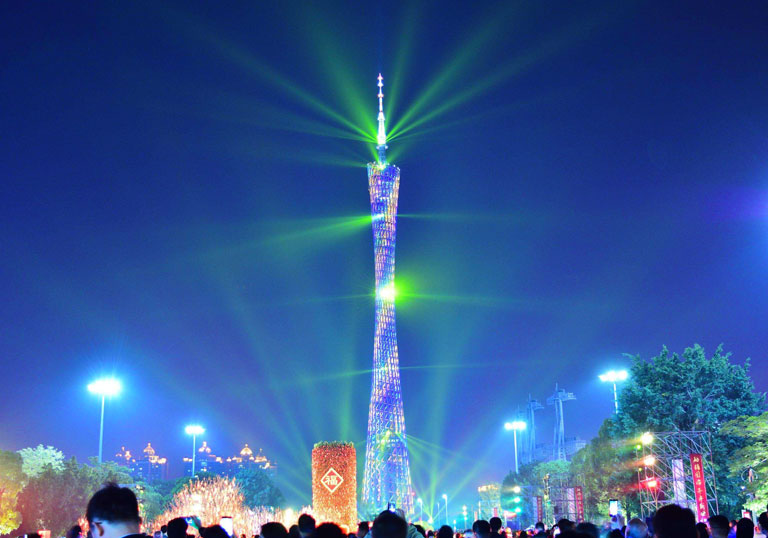 Light Show of Canton Tower