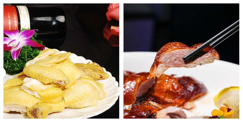 Traditional Cantonese Dishes - White Cut Chicken & Roasted Goose Cantonese Cuisine -