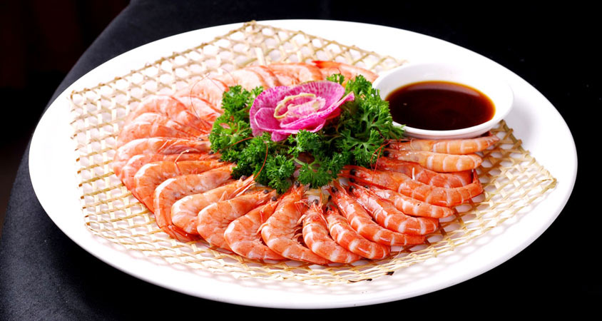 White Boiled Shrimp Cantonese Cuisine - Cantonese Seafood