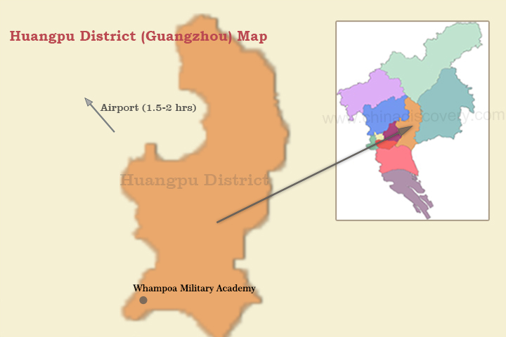 Huangpu District (Guangzhou) Map