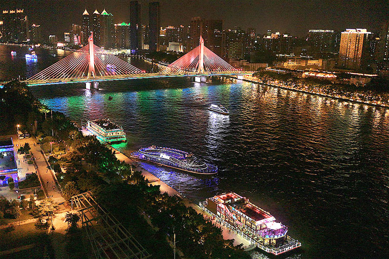 Guangzhou Dashatou Pier for Pearl River Cruise