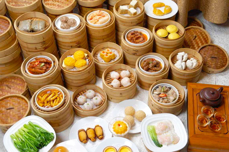 Various Dim Sum for Cantonese Breakfast