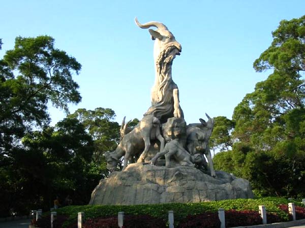 Five Rams Statue in Yuexiu Park