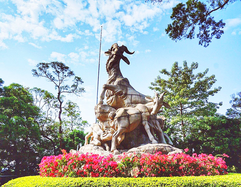 Five Rams Statue in Yuexiu Park