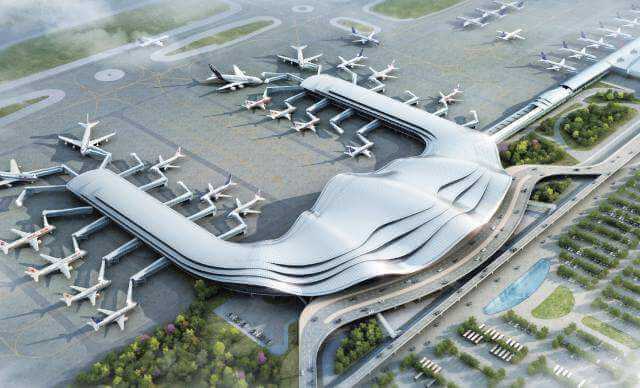 Aerial View of Guilin Liangjiang Airport Aerial View of Guilin Liangjiang Airport