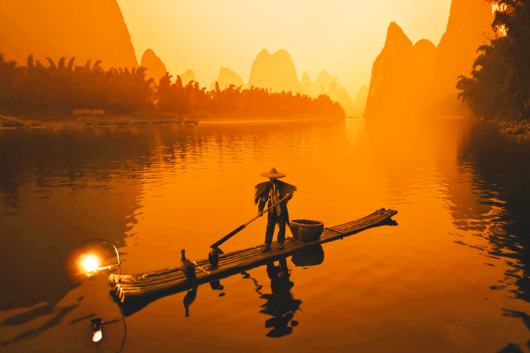 Guilin Li River Fisherman