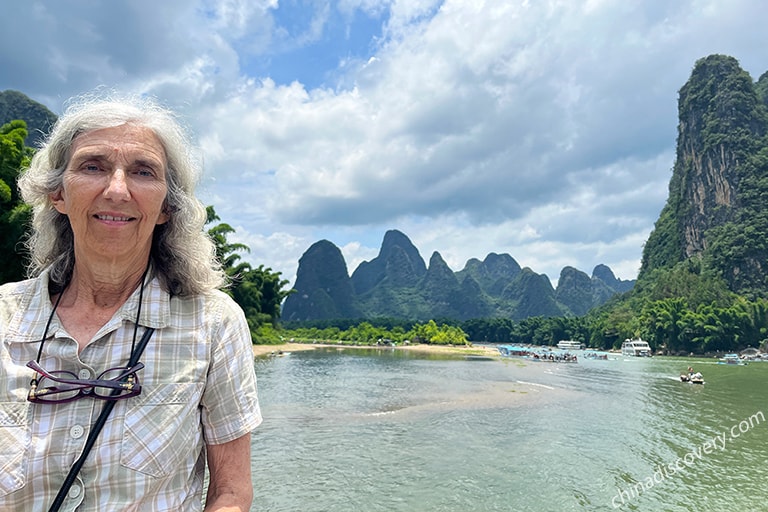 Josh's Group from USA -  Li River Cruise, Guilin